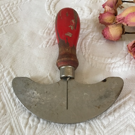 reservoir Smitsom humane Vintage Dough Mixer Cutter With Two Moon Shaped Blades and a - Etsy