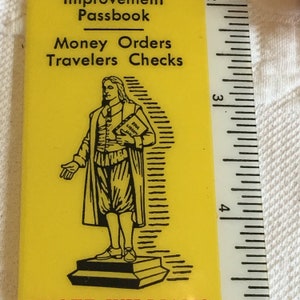 Vintage 1950s Bookmark Rules. Roger Williams Savings and Loan Association Give Away Ruler Bookmark. Savings and Loan Advertising Give-Away. image 4