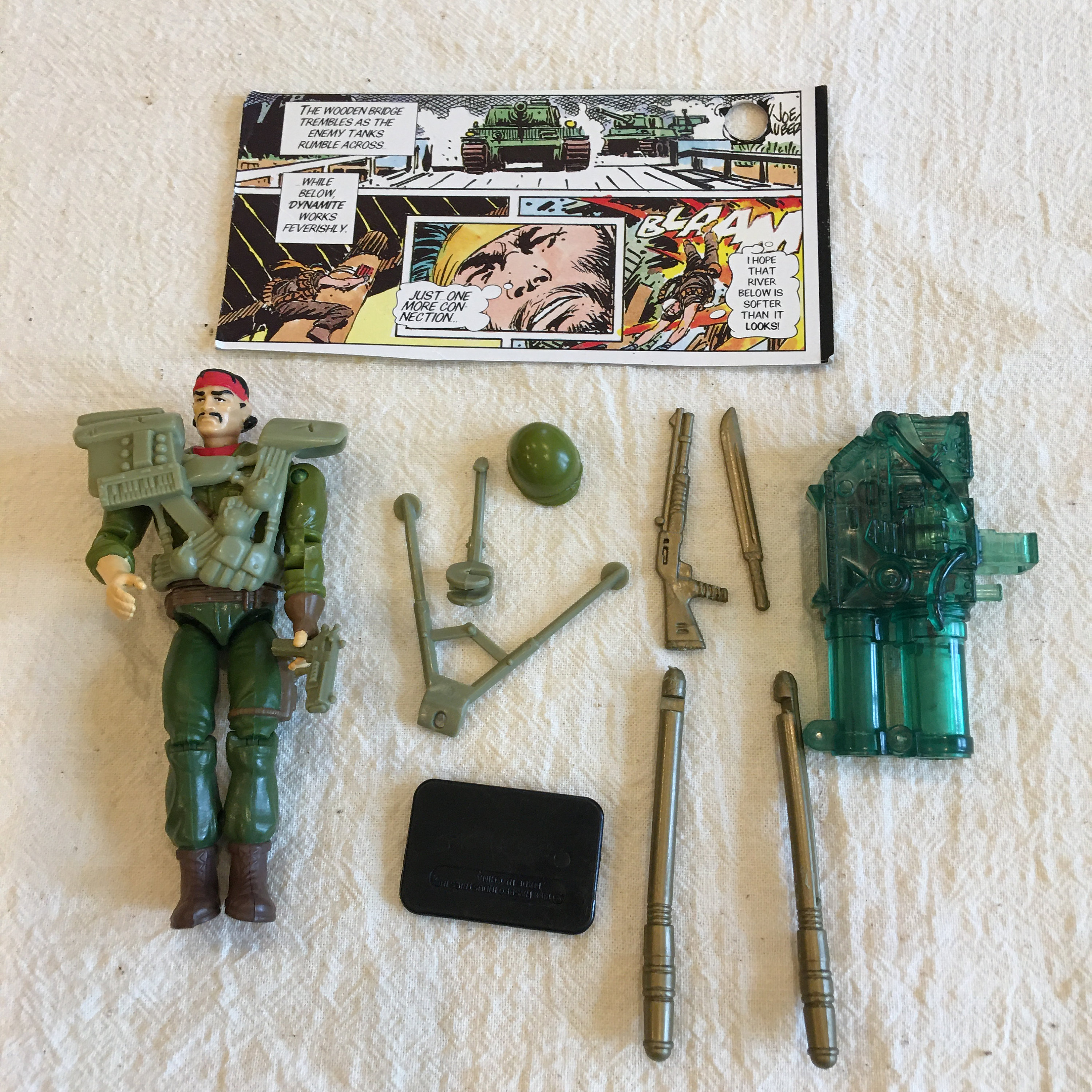 Vintage 1991 GI Joe Dynamite Action Figure. American Hero. Hasbro