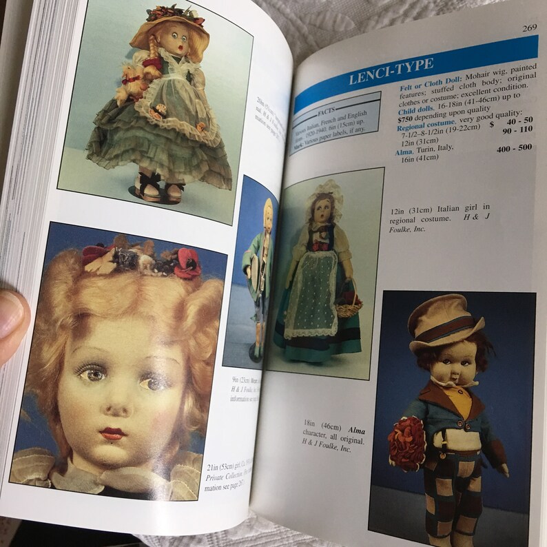 Vintage 1995 12th Blue Book on Dolls & Values by Jan Foulke. - Etsy