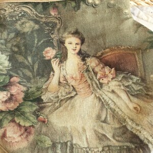 Handmade Cotton and Silk Reticule With Artist Designed Fabric, Tan ...