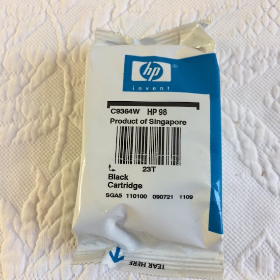 Hewlett Packard Brand C9364W HP 98 Black Ink Cartridge.