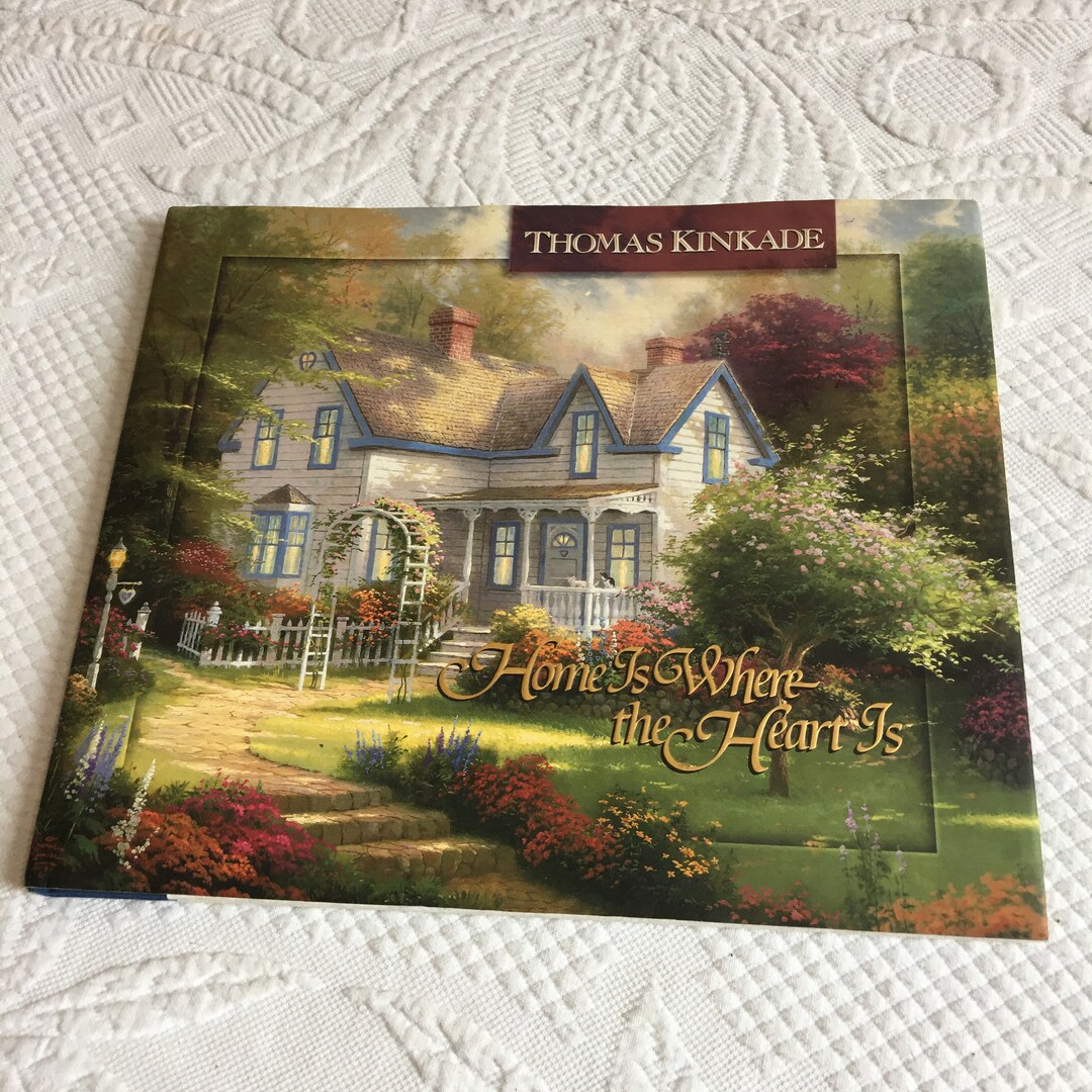 Vintage 1998 Thomas Kinkade Home is Where the Heart is Book Etsy