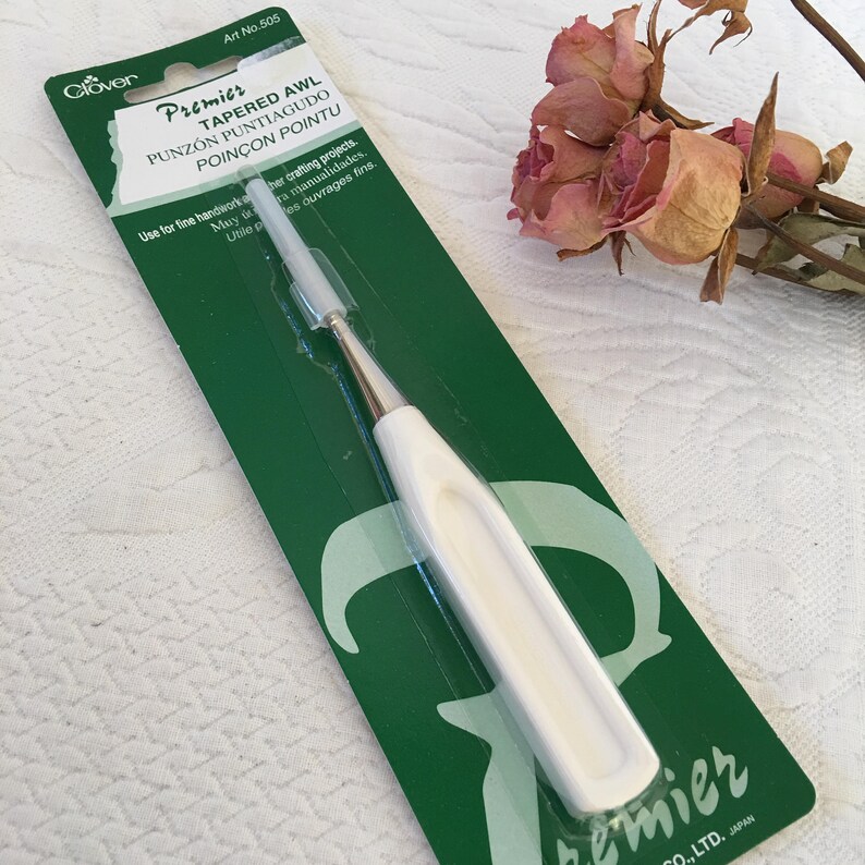 Craft Tapered Awl. Clover Premier Tapered Awl Use for Fine Etsy