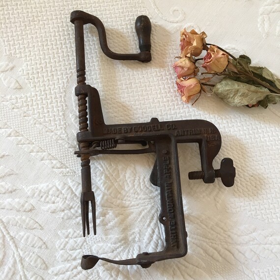 Vintage apple peeler from white mountain apple orchard etsy