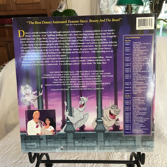 Vintage Laser Disc of the Hunchback of Notre Dame. Dolby Surround