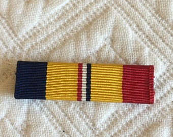 Vintage MC Combat Action. Marine Corps Accessoires. Combat Action Medal Lint R817. Aanbieding voor 1 stuk. Slide Bar-ondersteuning.