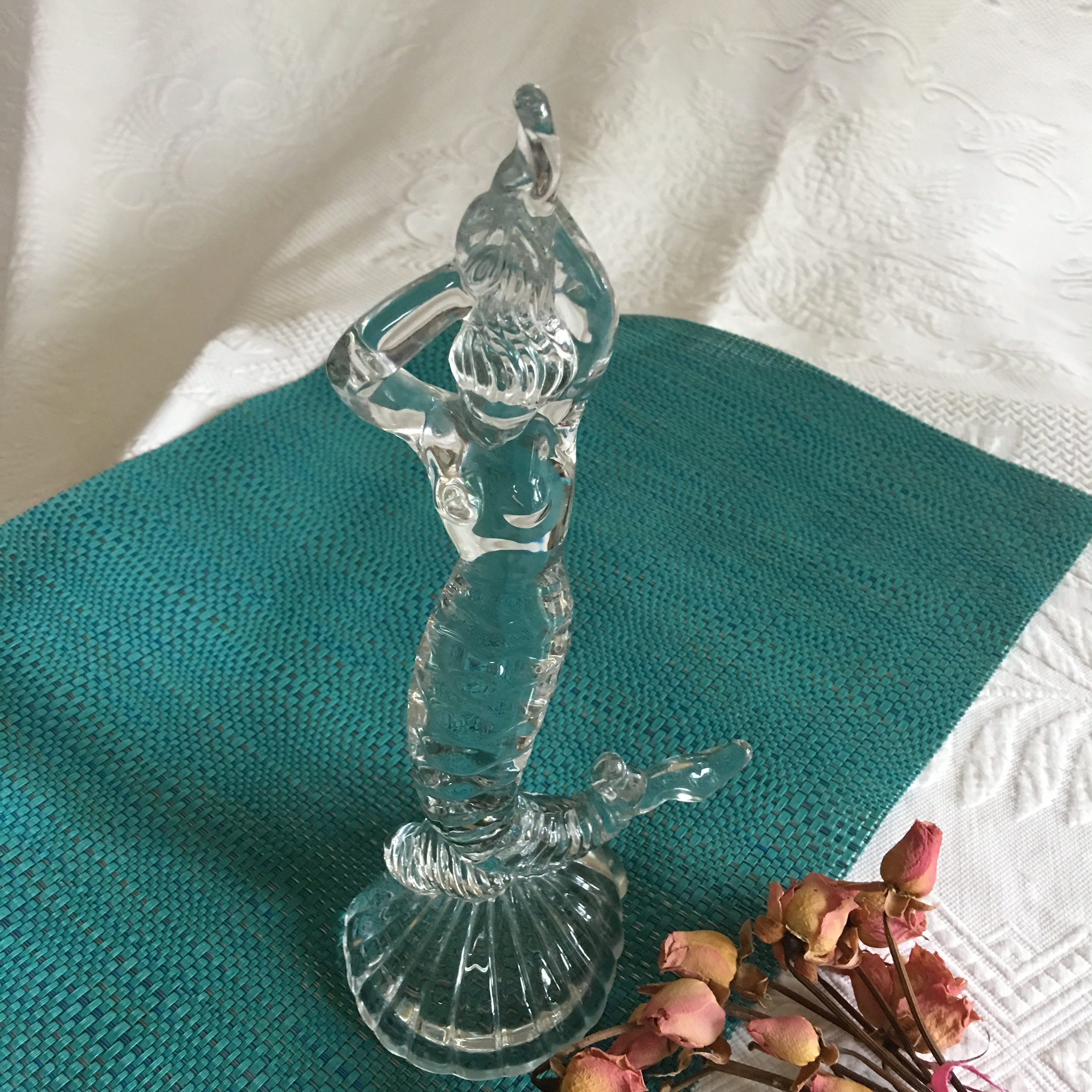 Seashell Figurine Vintage Mermaid 