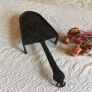 Antique Wrought Iron Stand for Hot Iron on Ironing Board or Table. Set Iron on This Three-Legged Base Stand. Wonderful for Display.