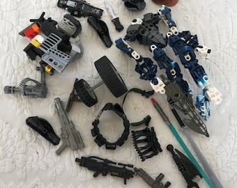 Lego Pieces. Over 10.8 Ounces of Mixed Lego Pieces for Adding to Collections or Repurposing for Crafting. Look At Pictures for Pieces.