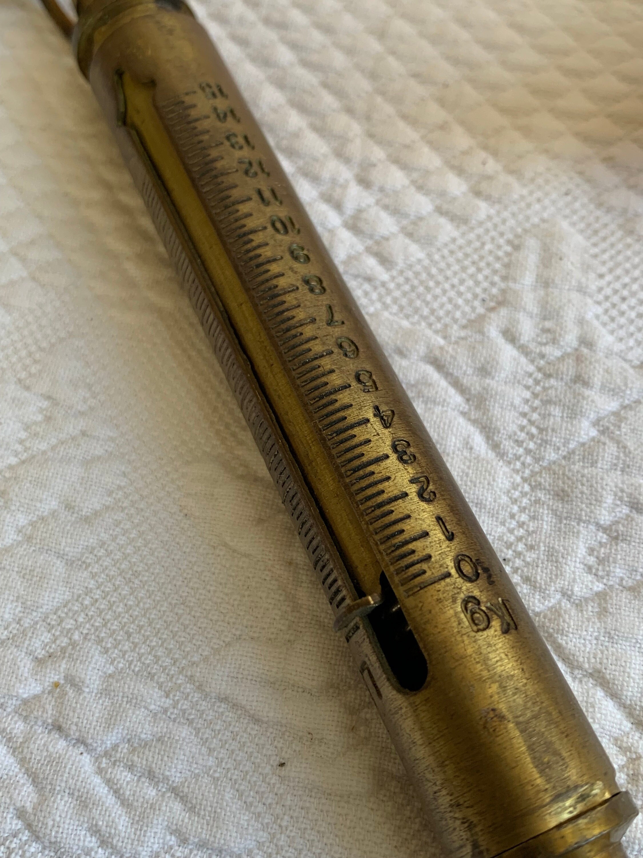 Vintage Chatillon Tub Scale. NY USA Model IN-30 Brass Hanging
