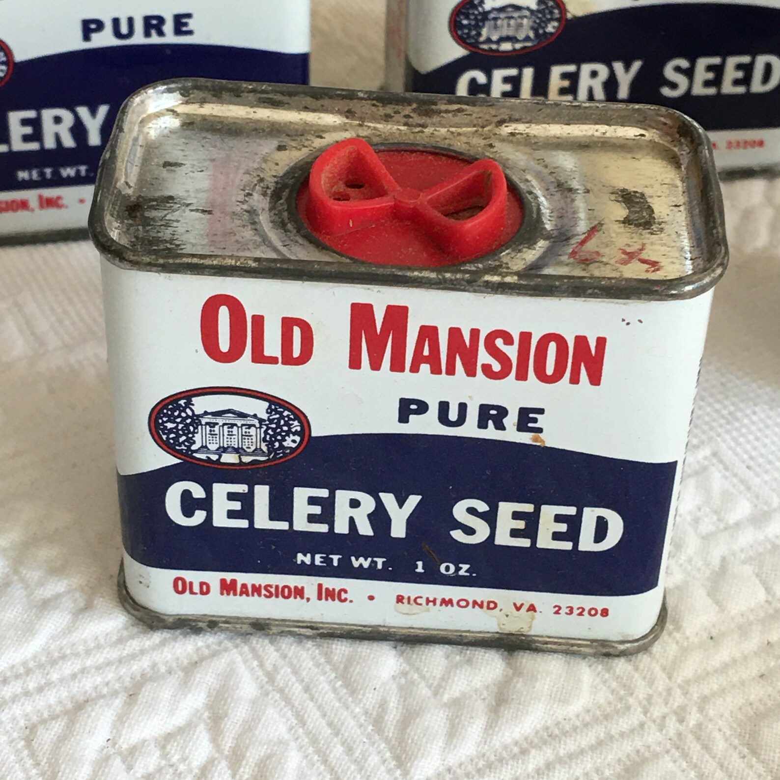 Vintage Old Mansion Spice Tins. Choose Your Spice. Old Etsy