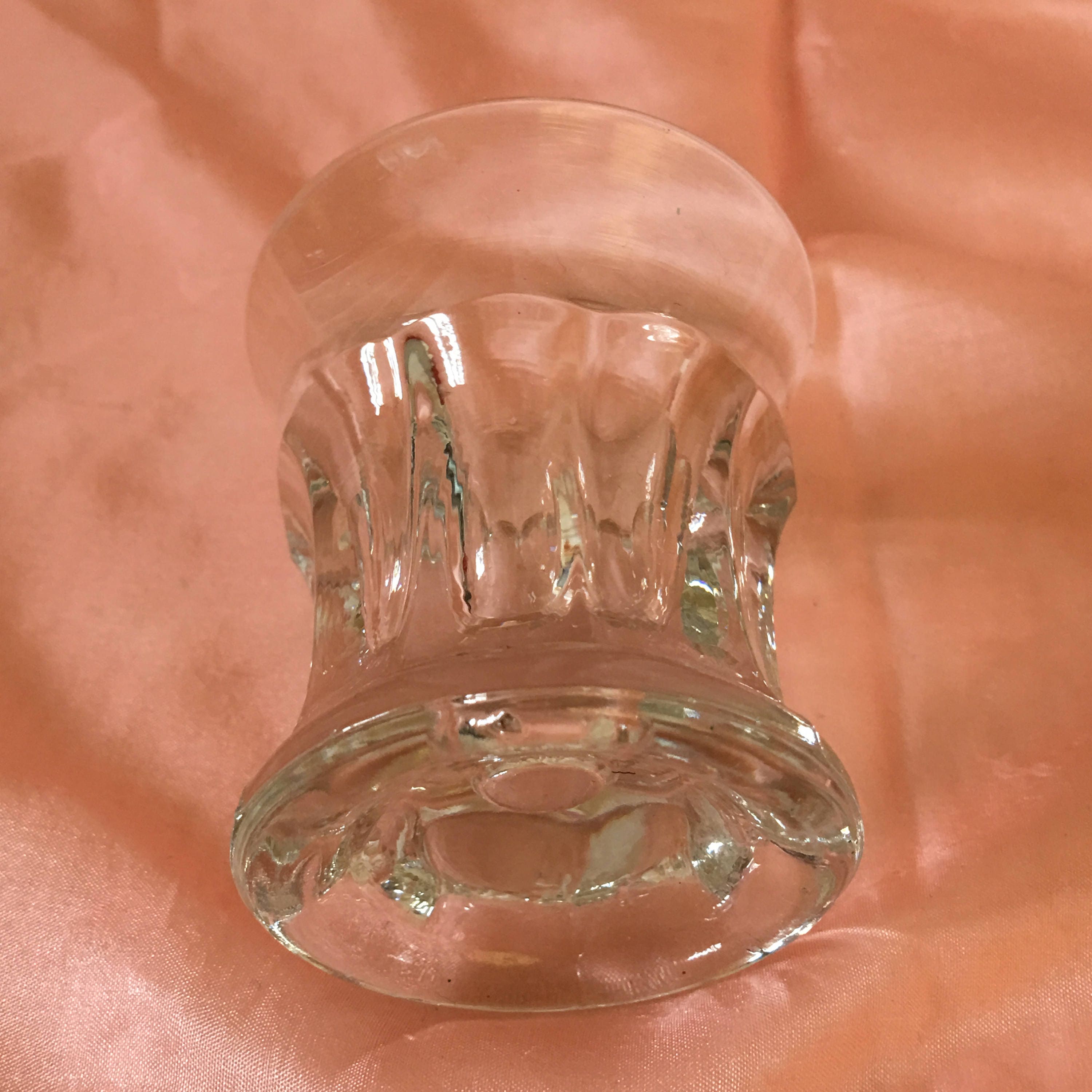 Vintage Clear Glass Toothpick Holder or Vase. Thick Glass With Etsy Ireland
