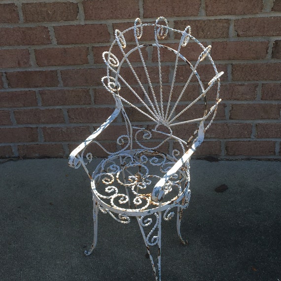 Wrought iron peacock chairs for sale online