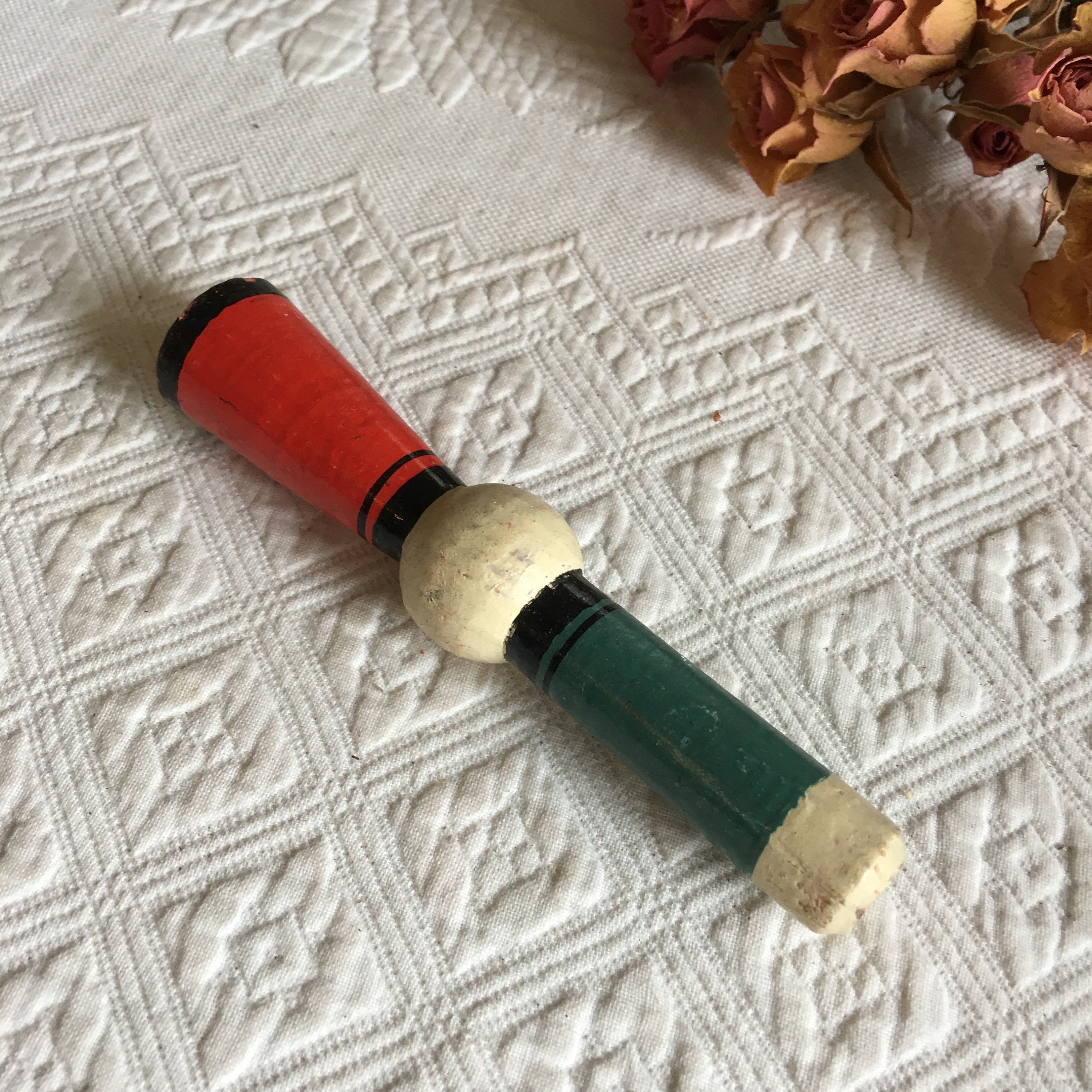 Vintage Noise Maker Whistle Little Man Wooden. Blow Into This Etsy