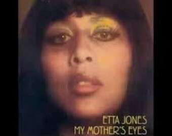Vintage 1997 Etta Jones, Jazz CD My Mother's Eyes. 32 Jazz. CD Only, Handmade Wrapper.