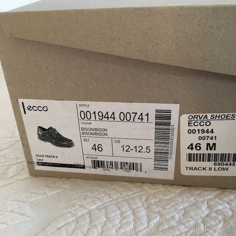Breathable Bison Color. Comfort System Foam Size 46 Gore-Tex ecco Shoes Great Stylish ecco Work Shoes for the Man Moisture Absorbent