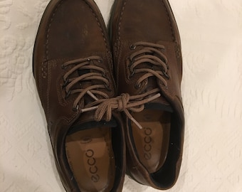 Zapatos de trabajo ecco con estilo para hombre. Zapatos de Atar Gore Tex ecco Talla 46. Transpirable espuma Comfort System absorbente de humedad