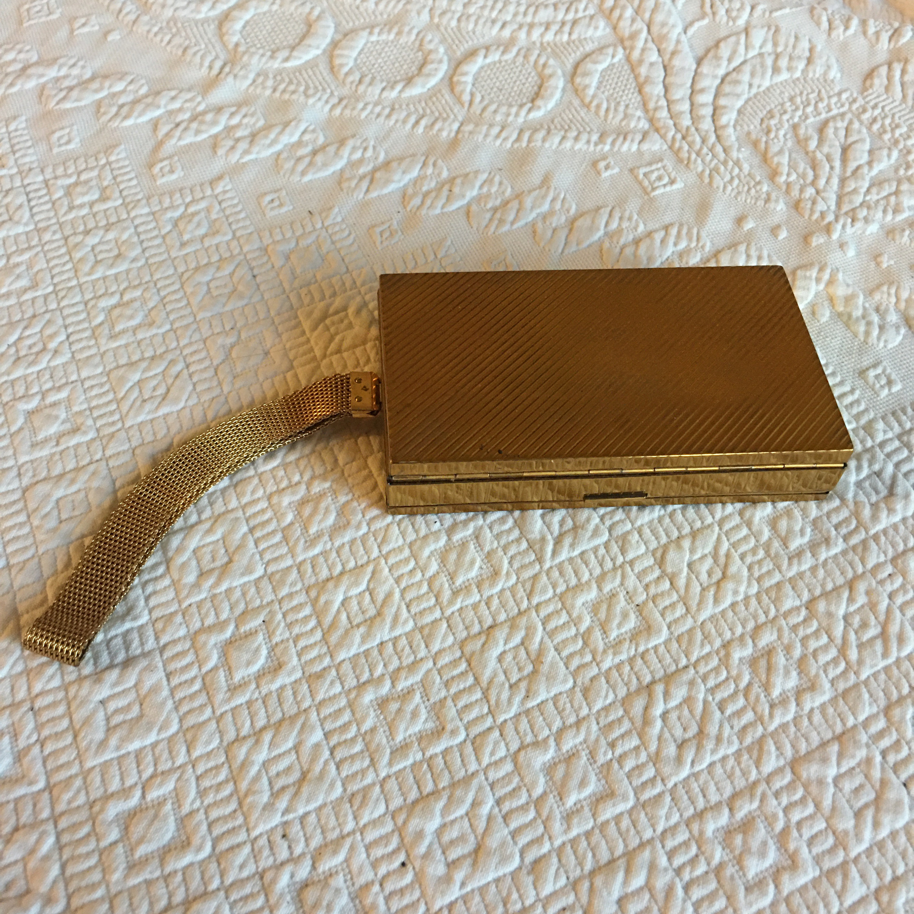 Vintage 1940s Evans Compact Purse Cigarette/money Credit Card