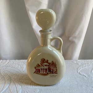 Vintage Monticello Whiskey Bottle. 1849 on Cork. Bottle for Kentucky Straight Bourbon Whiskey 6 Years Old. Louisville, Kentucky.