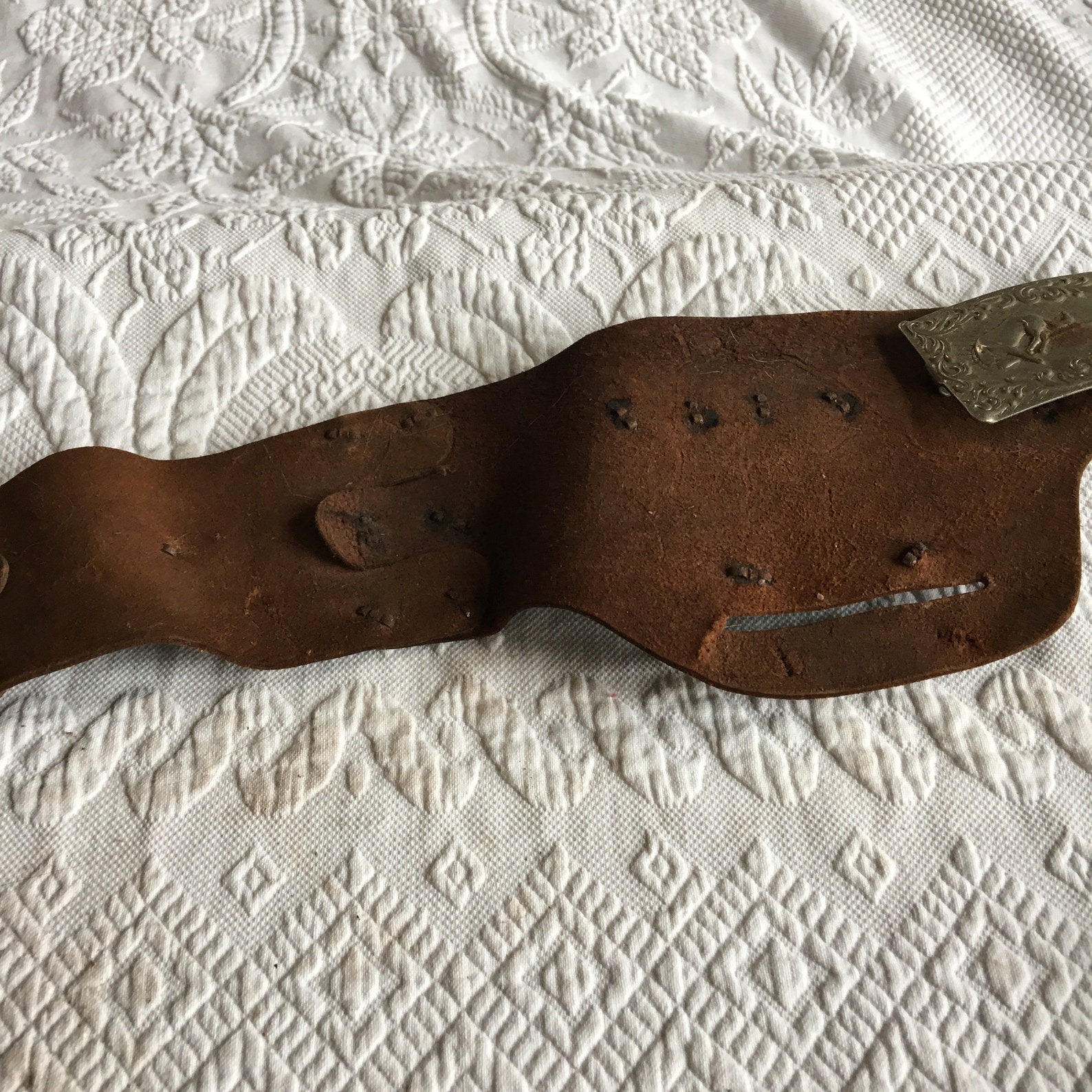 Vintage 1940s Leather Toy Gun Belt and Holster With Hobnails. Etsy