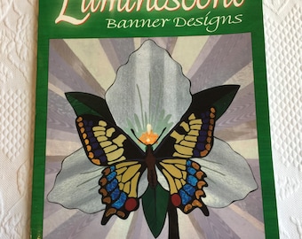 Vintage 1984 Luminescent Banner Designs by Marie E. Pierce-Ruhland Koehlinger. Great Church Banner Design Patterns.
