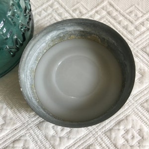 Vintage Quart Kugel Perfektes Freimaurerglas mit Zinkschraube | Etsy