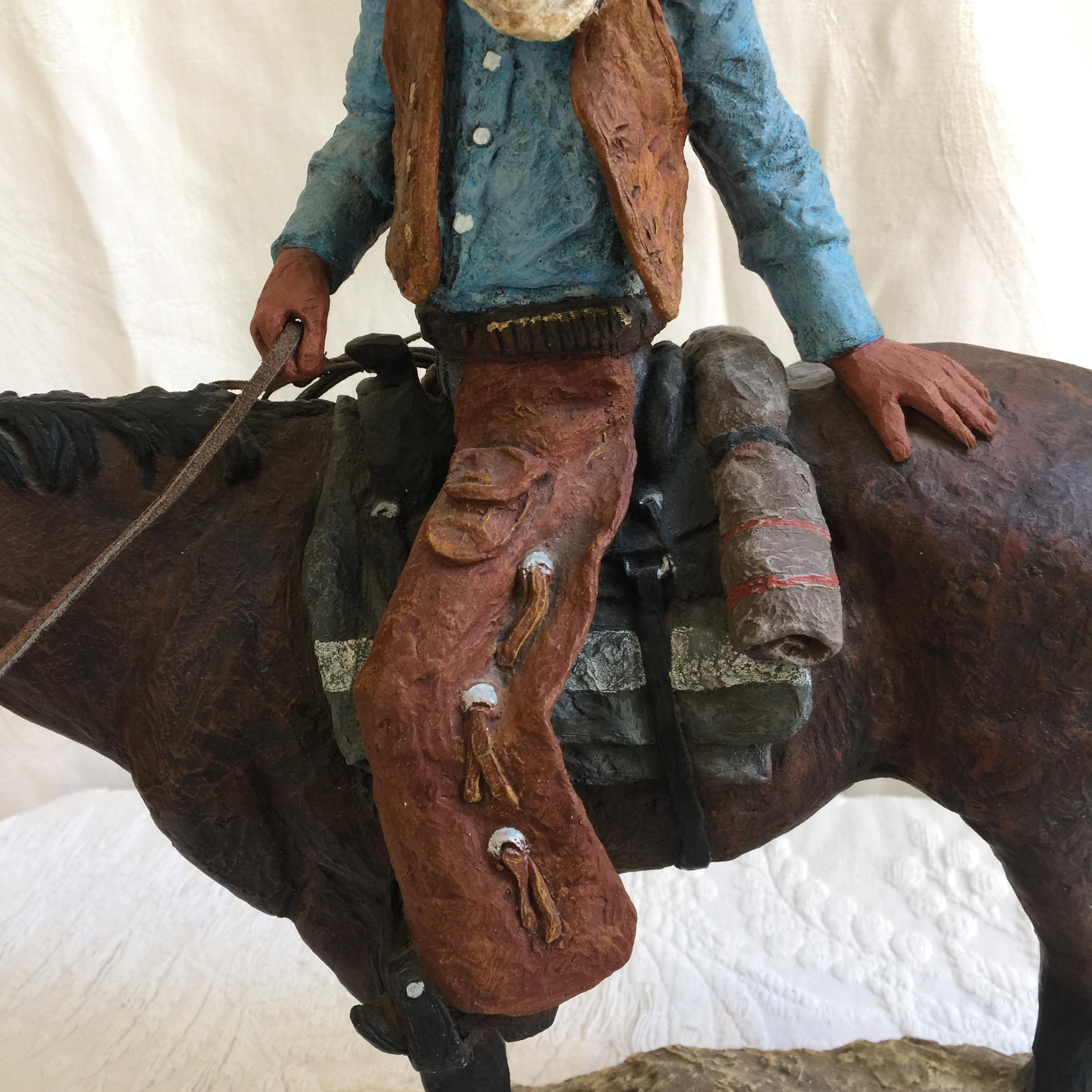 Ensemble de 11 figurines de Cow-boys + 1 vache : DURSO (4) d
