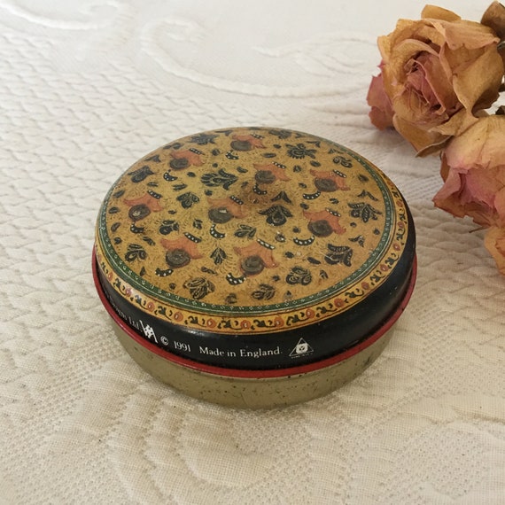 Vintage Hunkydory Designs Candle Tin From England. 1991 Etsy