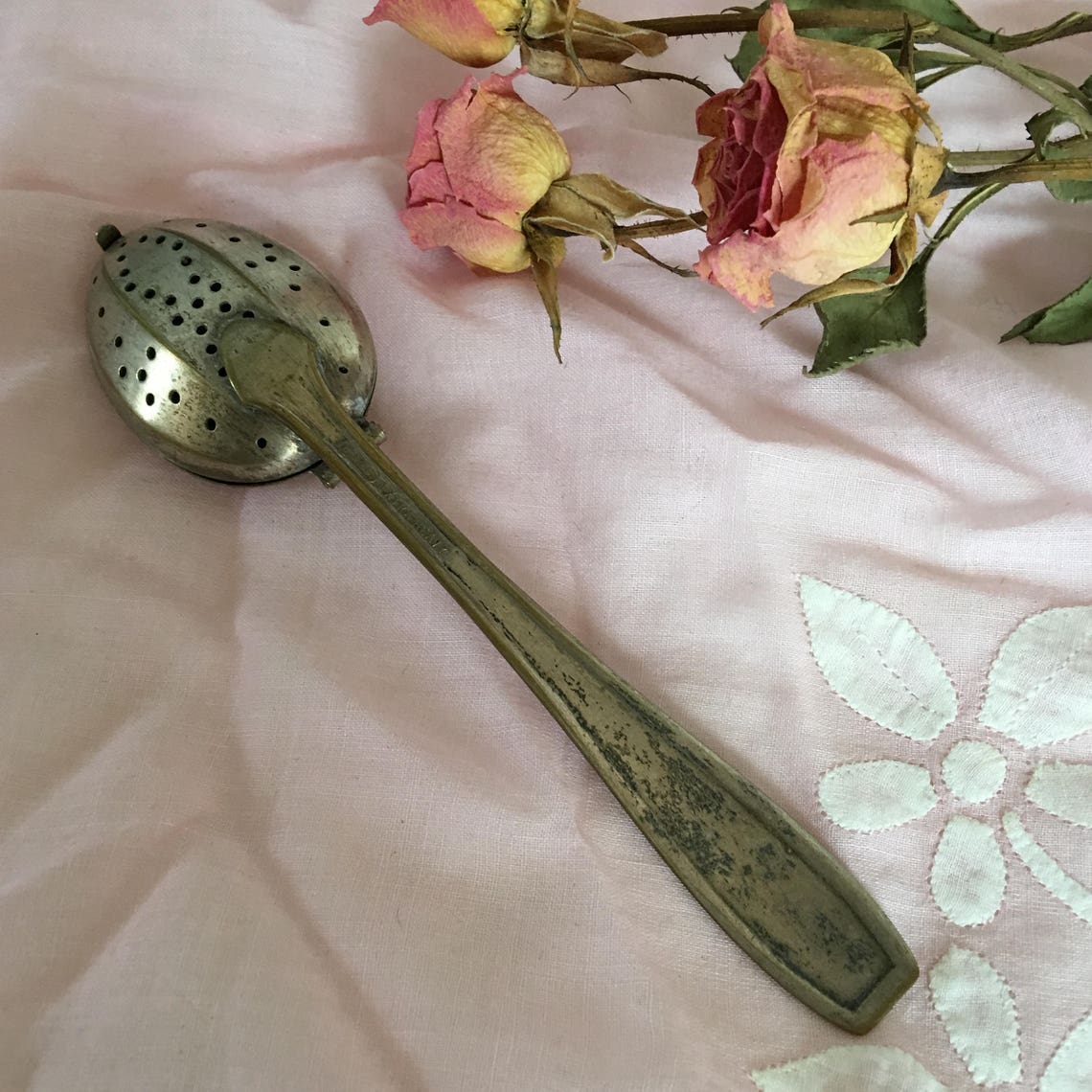 Vintage Silver Plate Tea Brewing Spoon. Brew Loose Leaf Tea Etsy