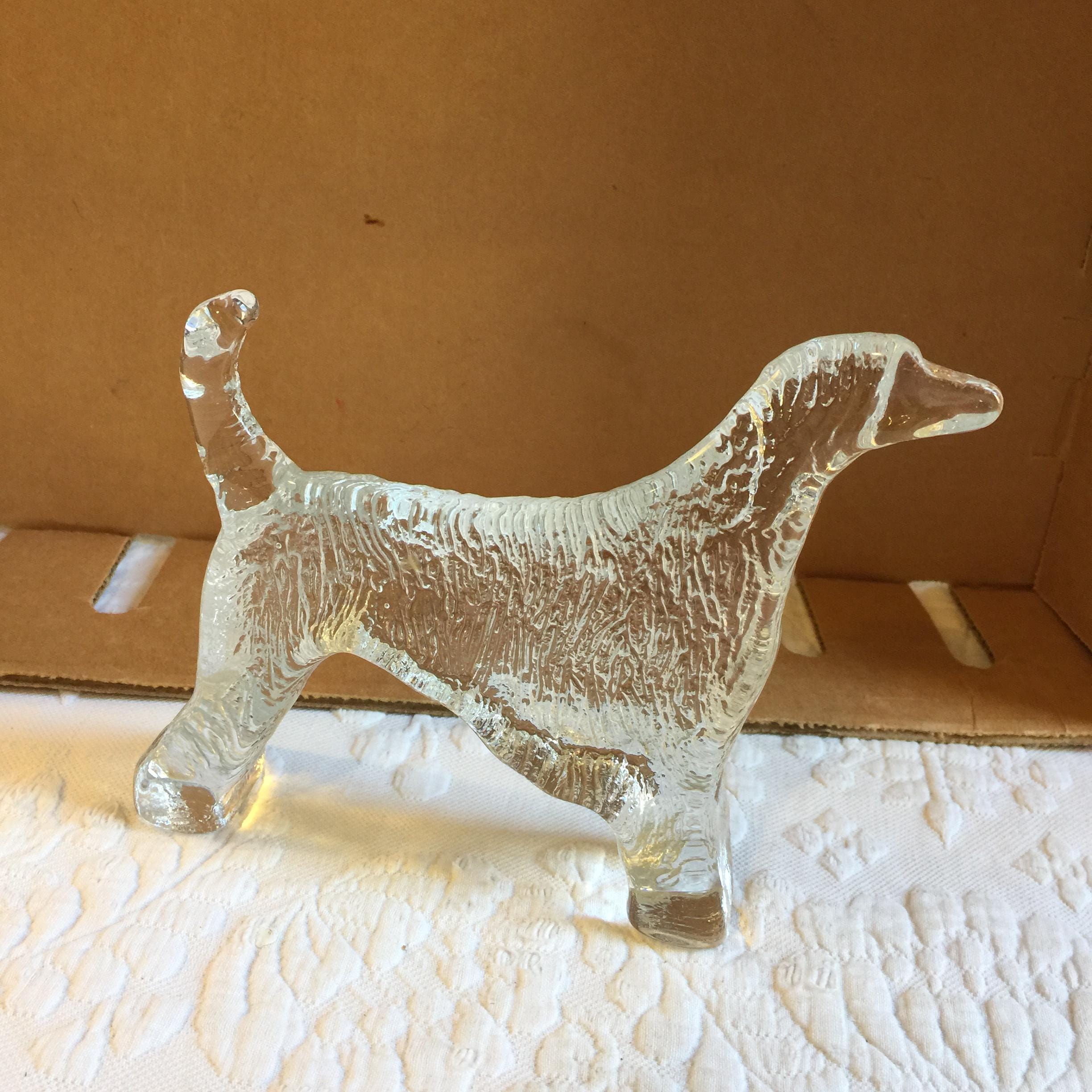 Kosta boda glass dog - Etsy 日本