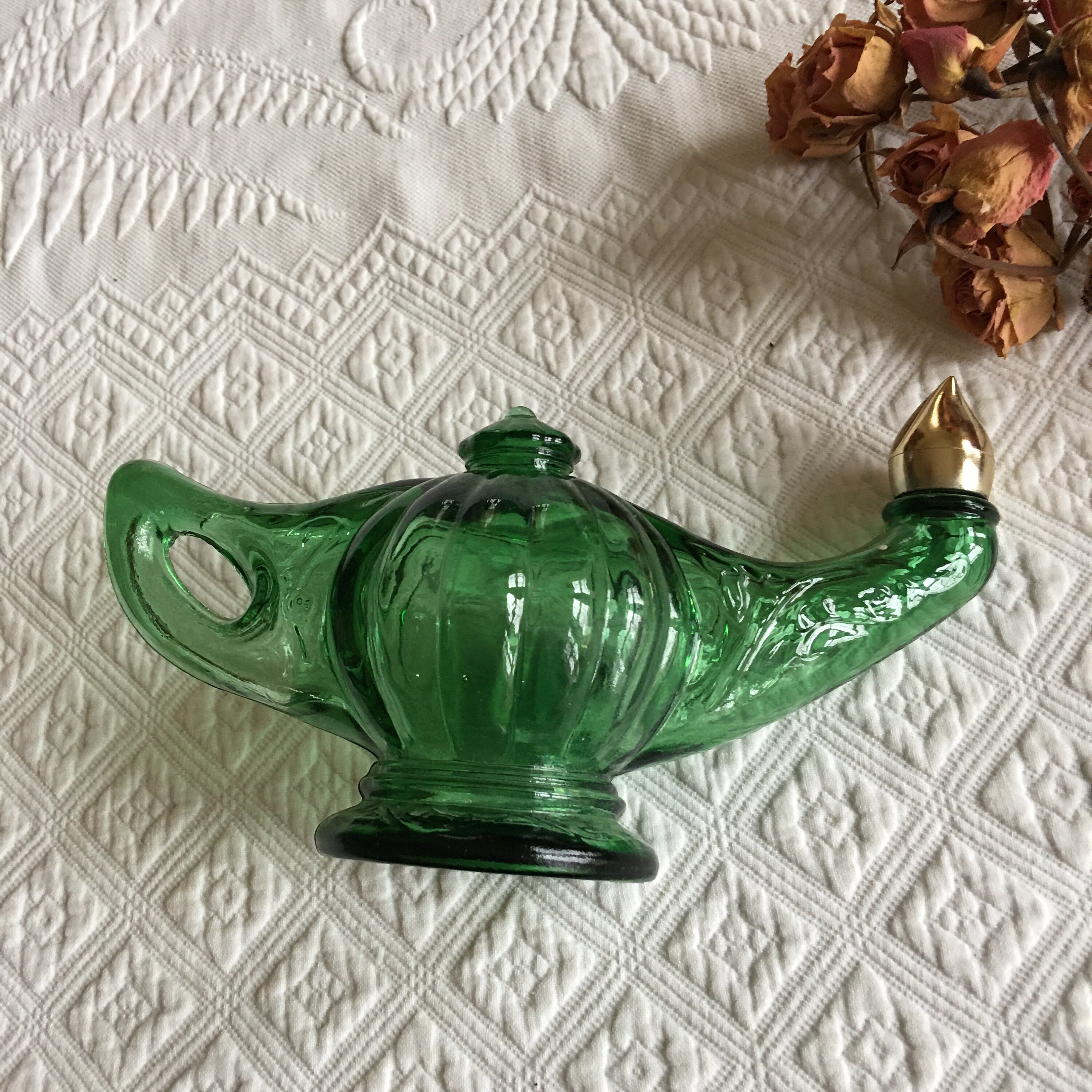 Vintage Avon Aladdin's Lamp Bird of Paradise Foaming Bath Etsy
