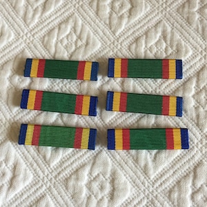 Commendo unità marina MC vintage. Accessori del Corpo dei Marines. Nastro d'onore dell'unità della Marina R821. Elenco per 1 pc. Supporto barra diapositiva.