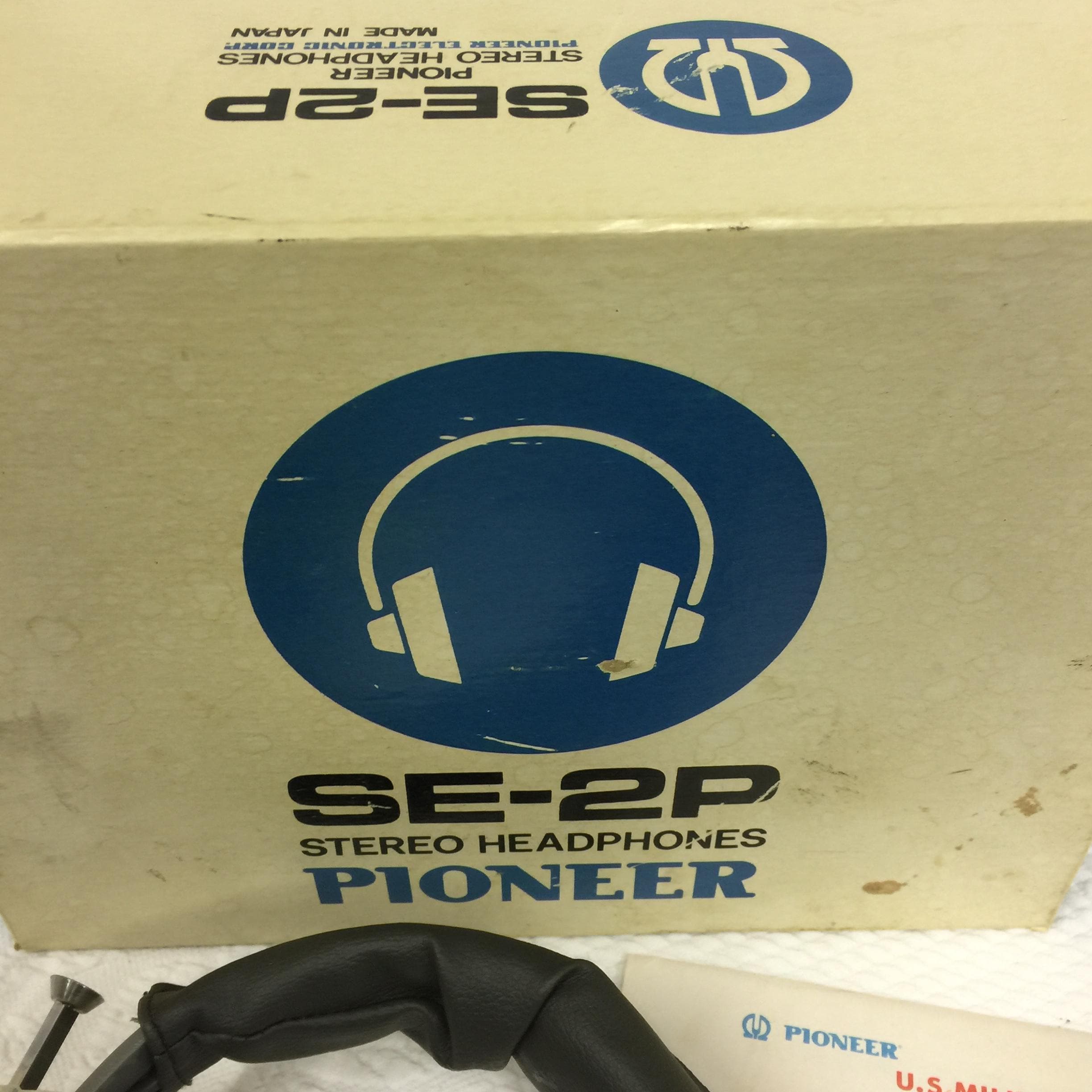 Vintage 1960s Pioneer Stereo Headphones SE-2P Pioneer Electronic