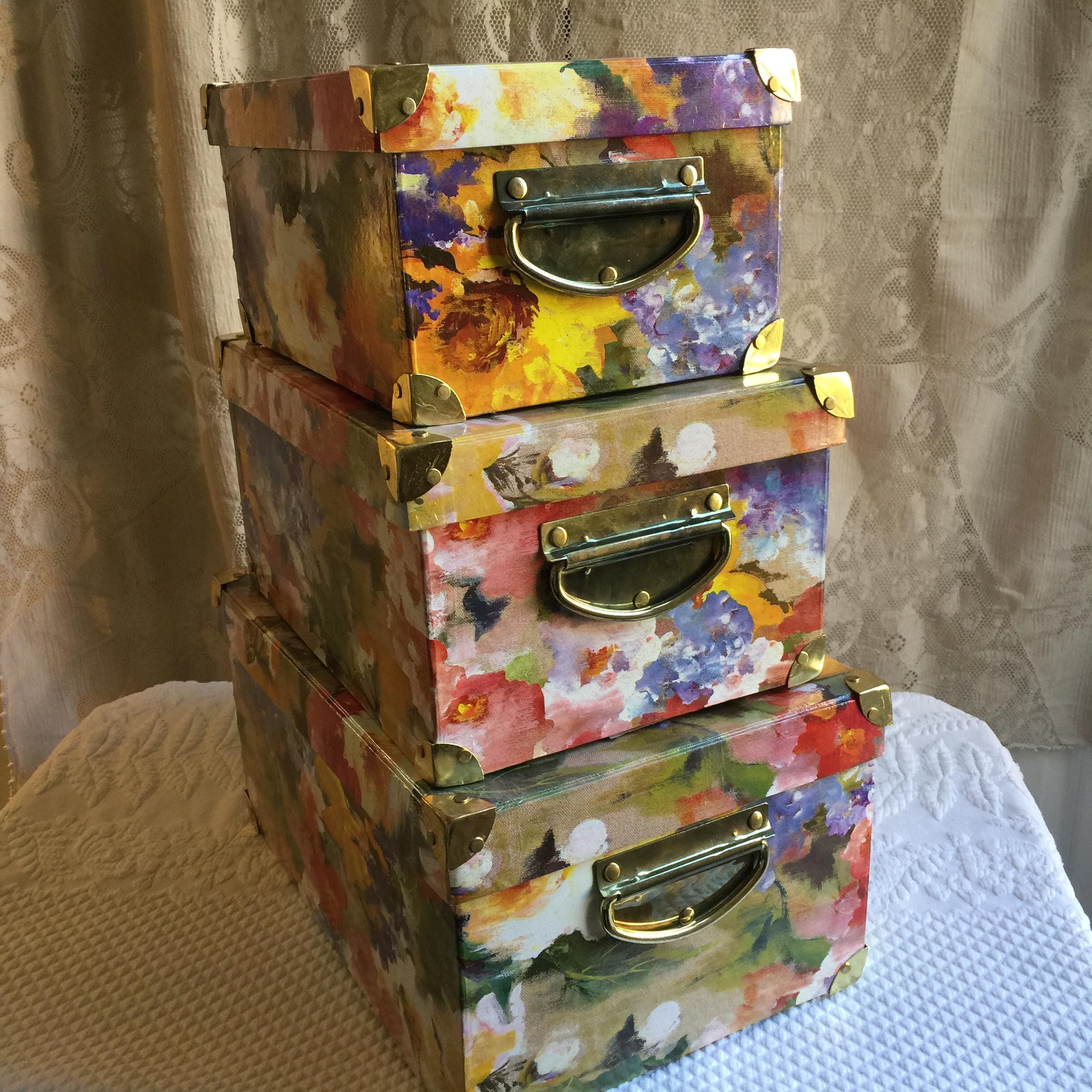 Amazon.com: Dasofine Gift Boxes with Lids 6pcs, 4 x 4 x 3.8