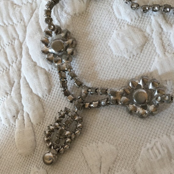 Vintage Rhinestone Necklace to Wear For Fancy Occ… - image 3