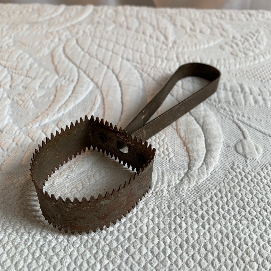 Vintage Fish Scaler Tool. All Metal, Two-sided Fish Scaler. Fishermans ...
