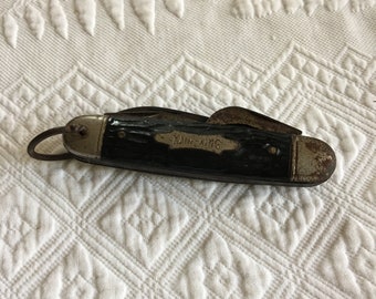 Vintage L F & C Taschenmesser. Lange Klinge. Gealtert Taschenmesser.
