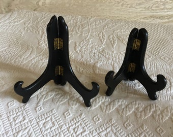 Vintage Bilderständer aus Holz. Wählen Sie Schwarz oder Braun Bilderständer Made in China. Verwenden Sie, um alles, Bilder Platten, Postkarten usw.