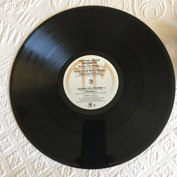 Vintage 1980 Nazareth the Fool Circle. Vinyl Record Album. A & M