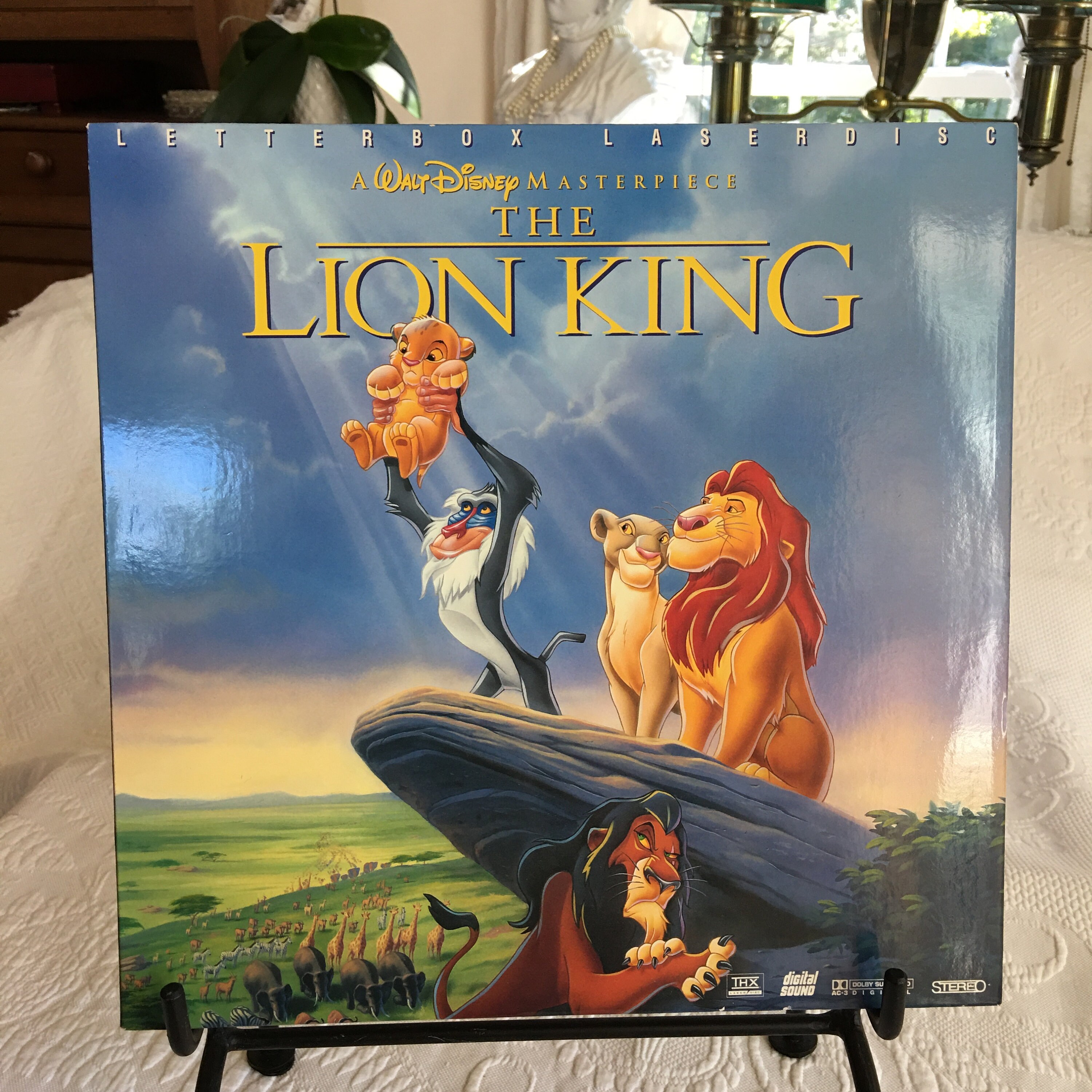 Uitstekende LaserSchijf van De Koning van de Leeuw. Dolby Surround, Stereo, Digitaal Geluid. Een Walt Disney meesterwerk. 88 Minutes Home Movie. G.