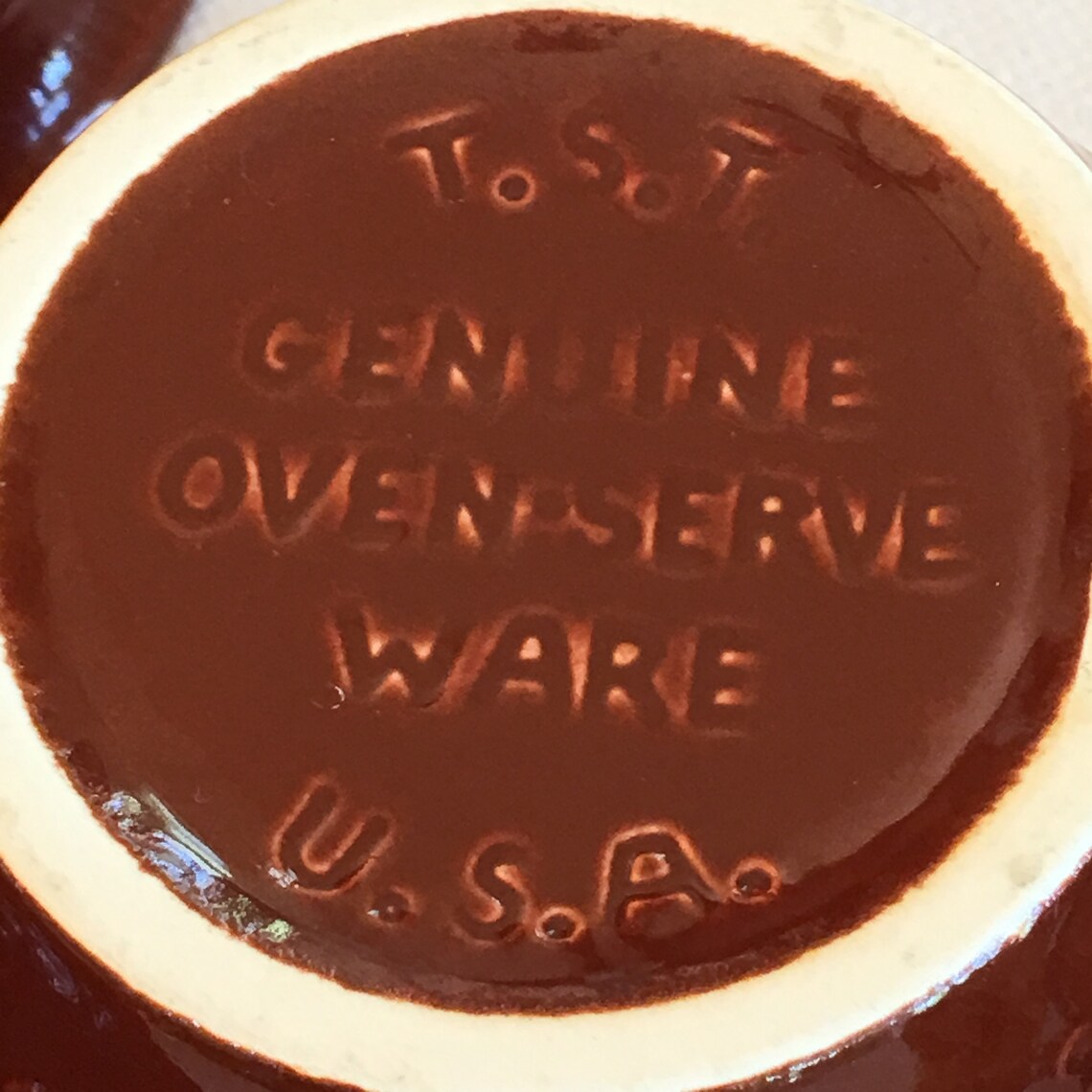 Vintage TST Genuine Oven Serve Ware. Made in USA. 2 Round Cup Etsy