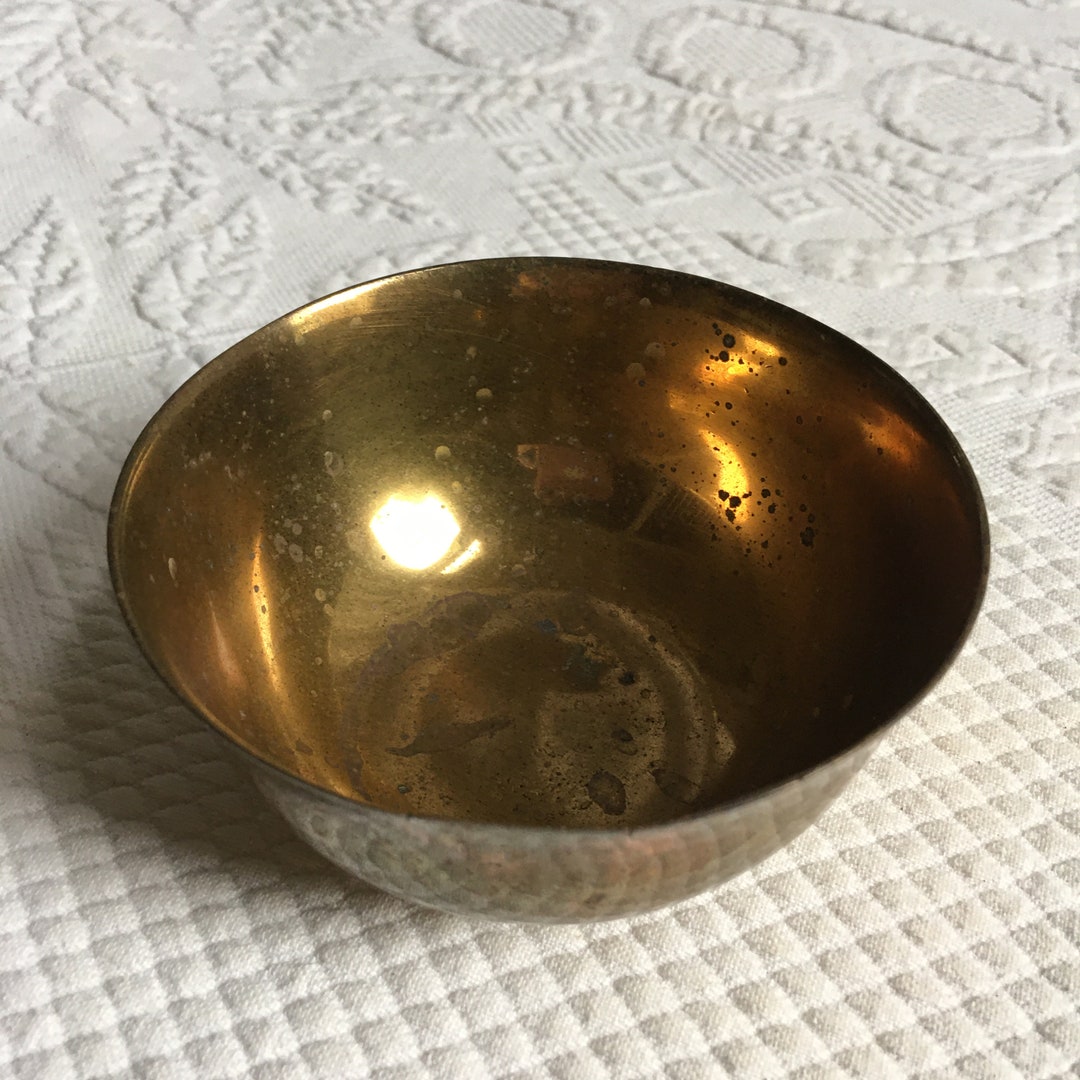 Vintage Brass Small Bowl. Choose Size or Small Pair of Bowls. Etsy