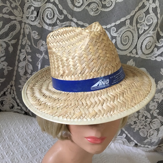 Straw Sun Hat with Blue Band Amazon.com: WIDMANN 29502 – Straw Hat with Blue Band  main image 3