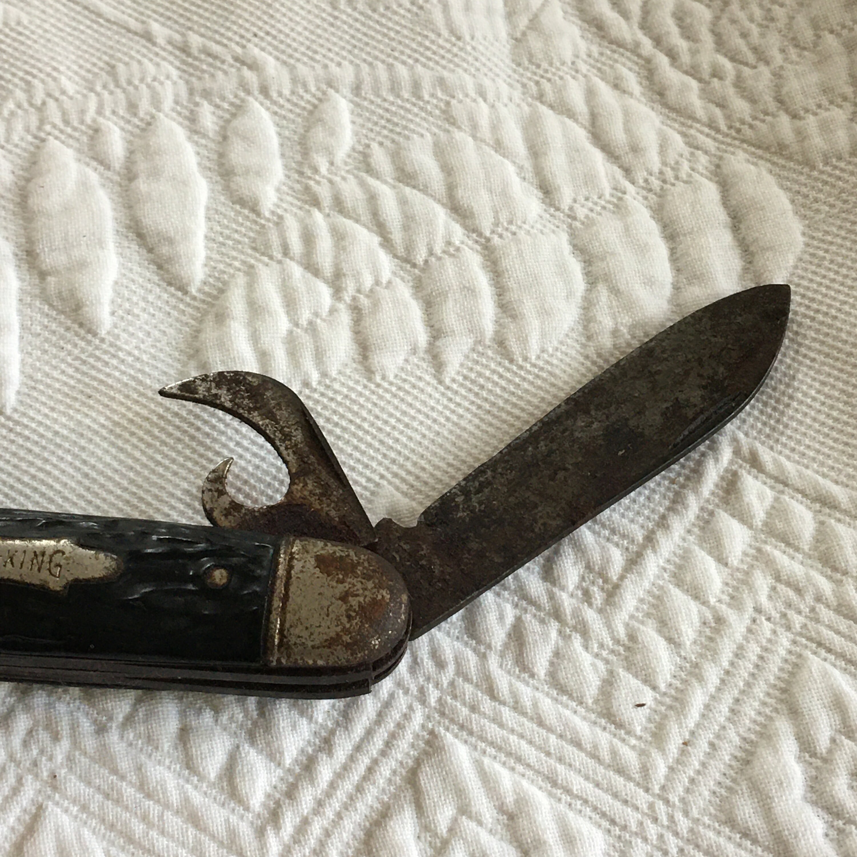 Vintage Kamp King Pocket Knife. Knife and Three Tools. Made is Etsy