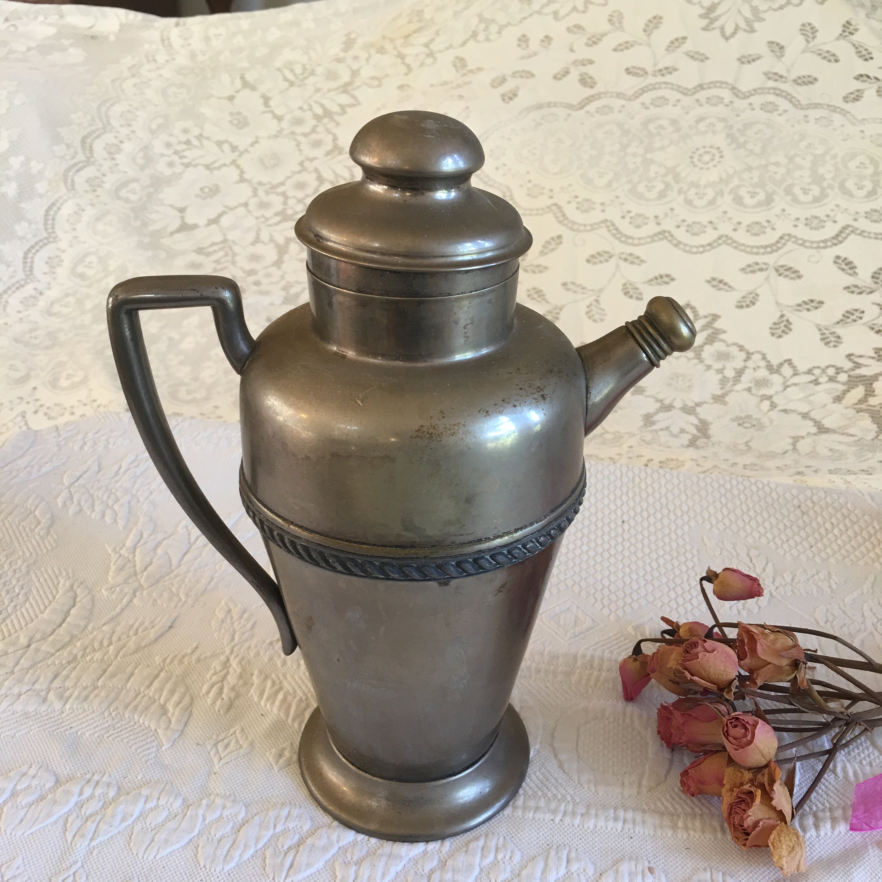 Antique Silver Cocktail Shakers - My French Country Home Box