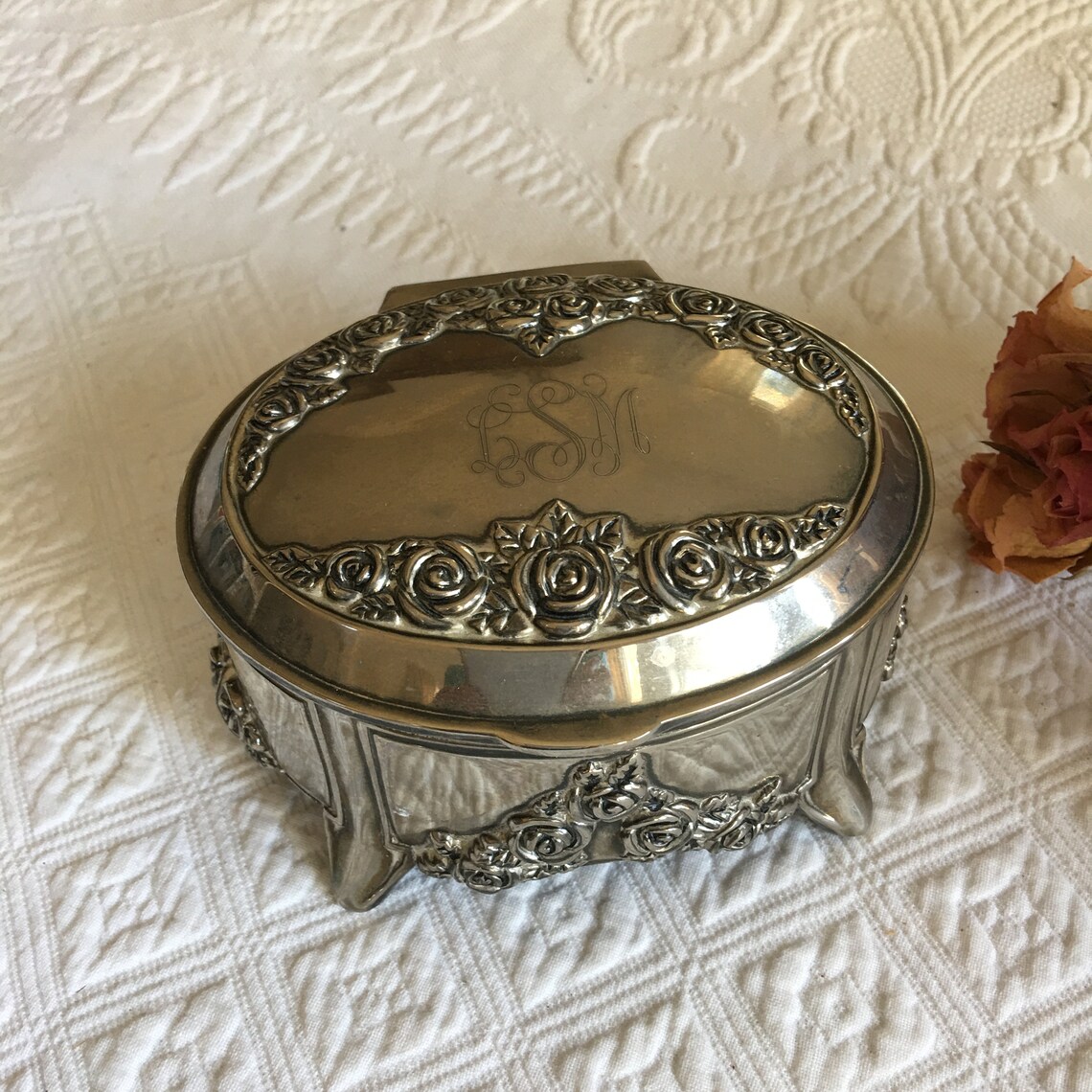 Vintage Things Remembered Musical Jewelry Dresser Box. It Etsy