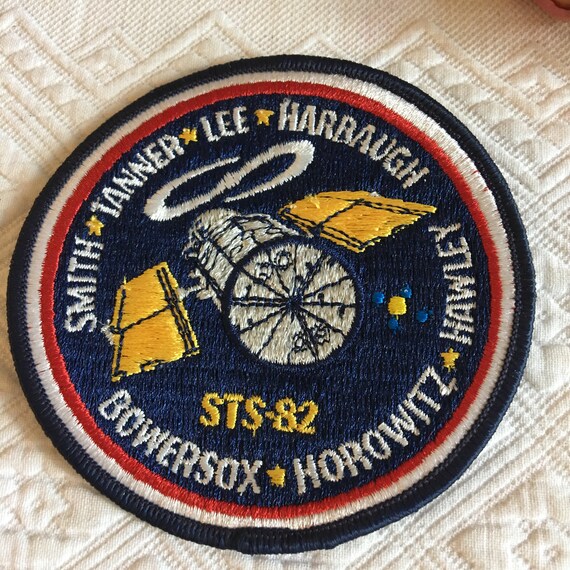 Vintage NASA STS-82 Space Shuttle Patch, Names St… - image 2