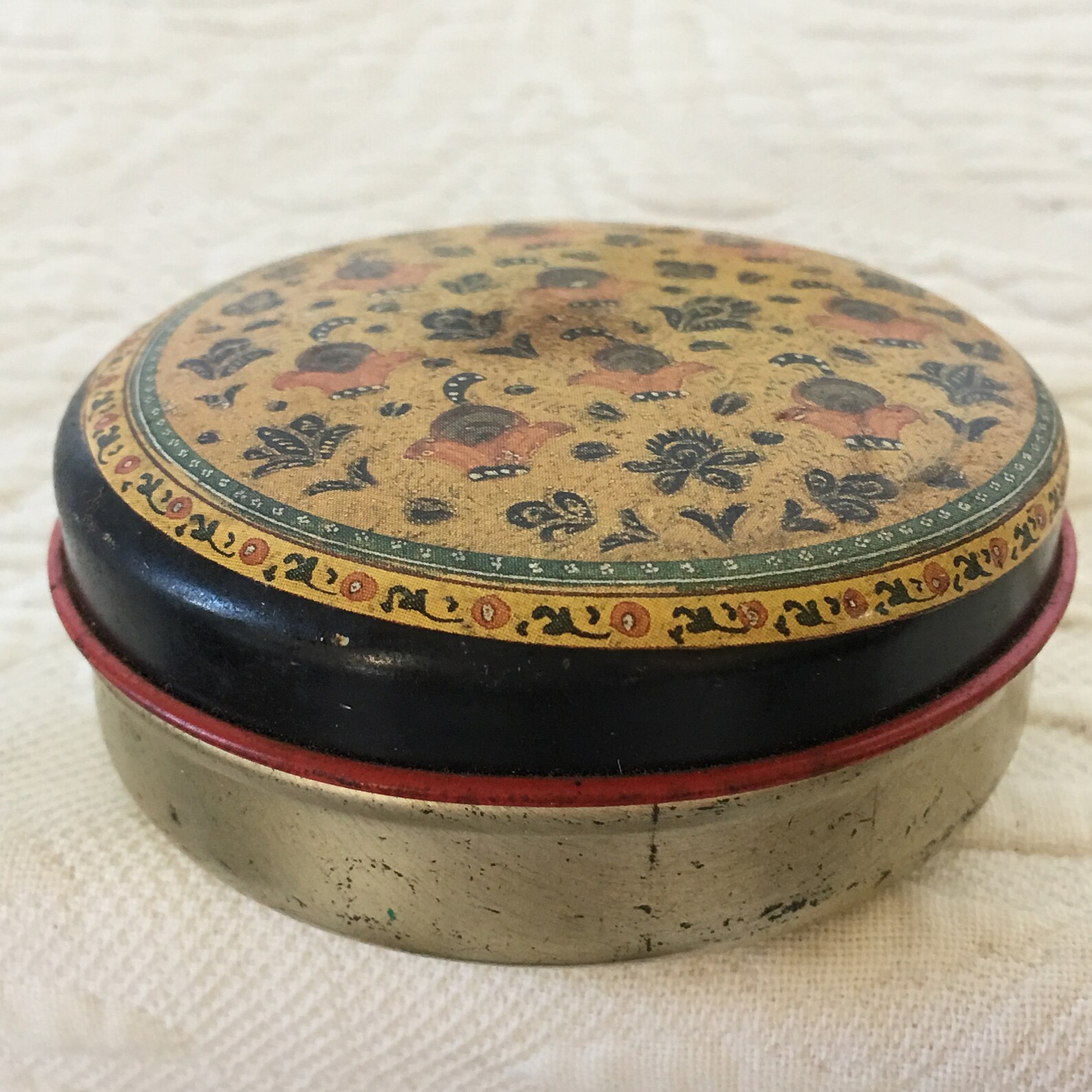 Vintage Hunkydory Designs Candle Tin From England. 1991 Etsy