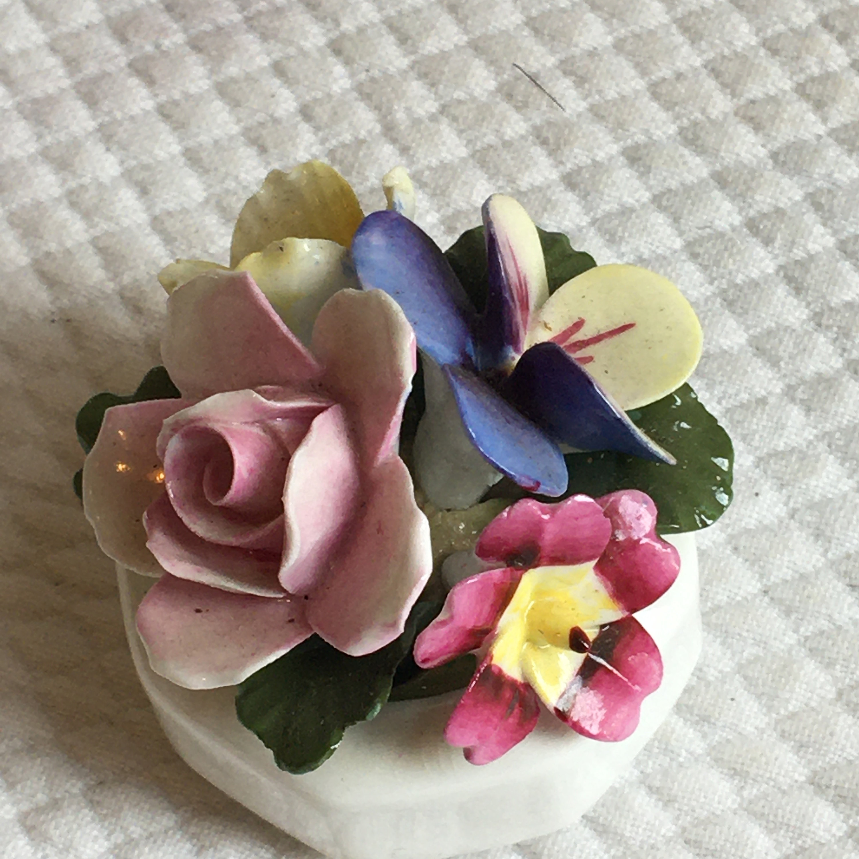 Vintage Aynsley Hand Modelled Fine Bone China Flowers